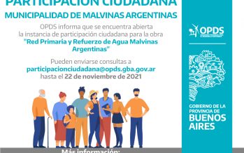En Malvinas Argentinas se abrió la instancia de participación ciudadana para la red de agua
