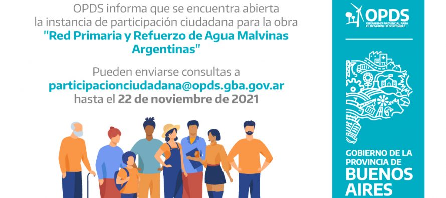 En Malvinas Argentinas se abrió la instancia de participación ciudadana para la red de agua