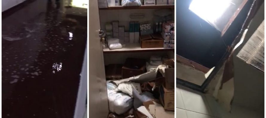 Tras el incendio, ahora la inundación en el Hospital de General Pacheco