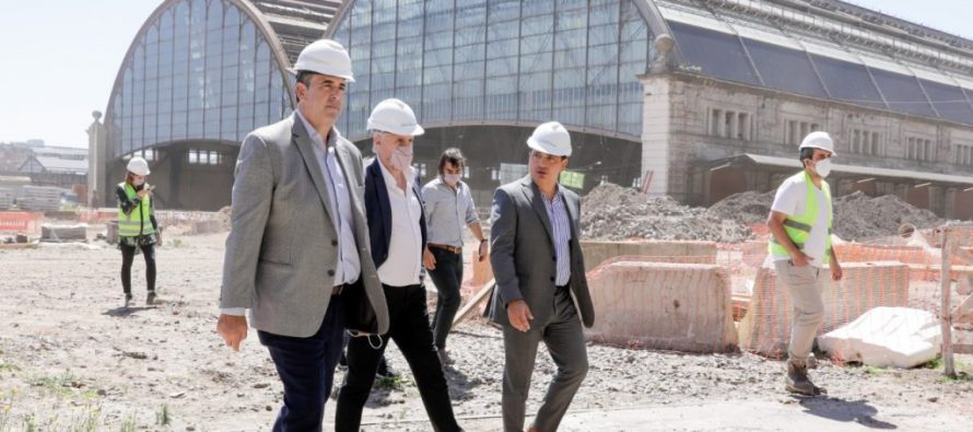 Avanzan las obras de la parrilla de vías de Retiro en la línea Mitre 