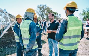 Escobar: avanza la construcción del primer parque solar municipal