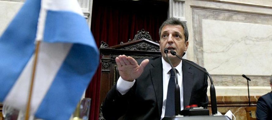 Massa: «Vamos a votar en contra de las reelecciones indefinidas»