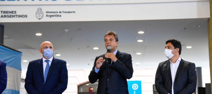 Sergio Massa, en la presentación de Trenes Seguros: «Invertimos en la vida de los argentinos»