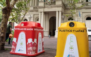San Fernando incorporó una nueva campana para la recolección de Botellas de Amor