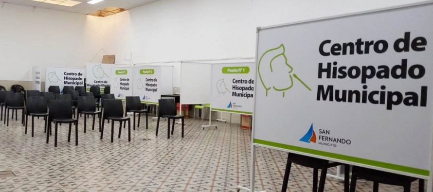 San Fernando sumó un nuevo Centro de Hisopado en Cáritas Aránzazu