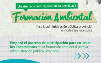 Provincia abrió la inscripción para la formación ambiental