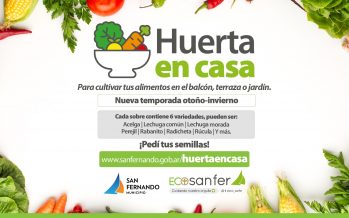 San Fernando lanzó nueva temporada del programa «Huerta en casa»