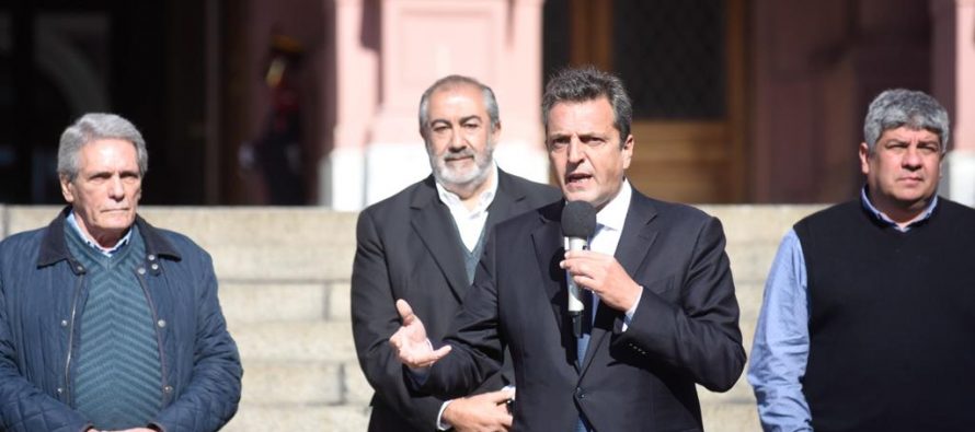 Massa: “El camino es la recuperación de los ingresos de los trabajadores»