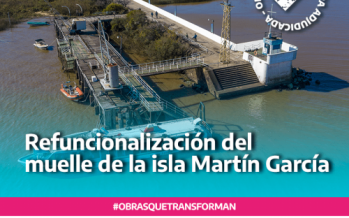 Adjudicaron la obra de acondicionamiento del muelle de la isla Martín García