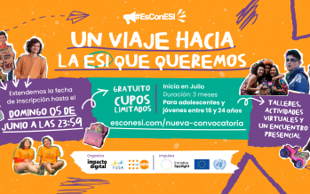 Mañana cierra convocatoria para jóvenes de 16 a 24 años para participar de un proyecto sobre ESI