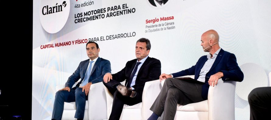 Sergio Massa: «Debemos prepararnos para venderle al mundo trabajo, recursos y talento con valor agregado»