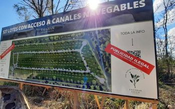 Escobar: el municipio clausuró otro loteo clandestino con acceso a canales navegables