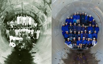 A 110 años de la creación de Obras Sanitarias de la Nación recrearon una antigua fotografía