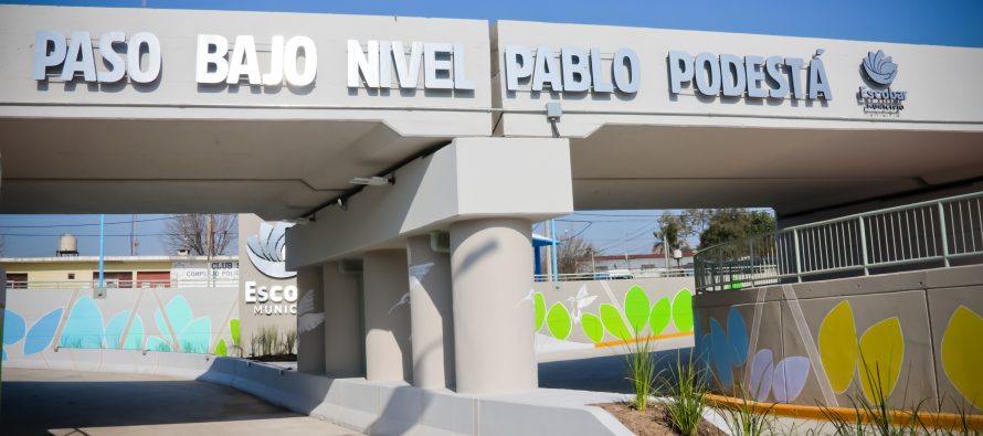 Se inauguró el primer paso bajo nivel en la historia de Escobar