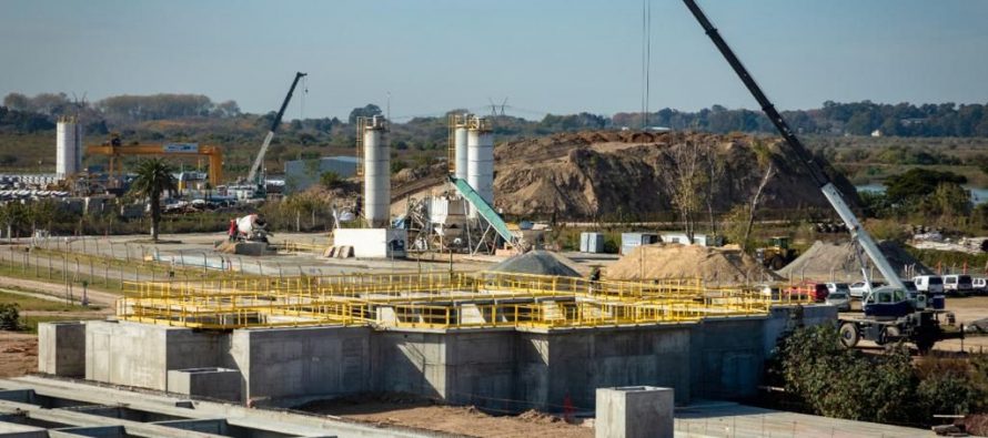 Malena Galmarini recorrió la mega obra de Sistema Agua Sur junto al presidente de la CAF