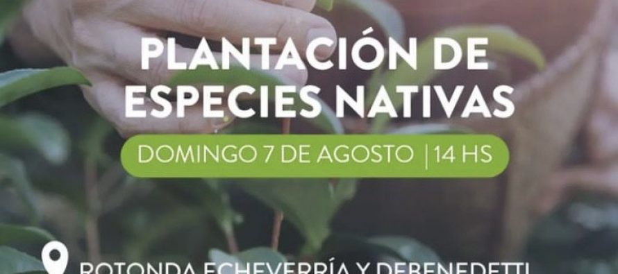 Vicente López: Jornada de plantación de especies nativas