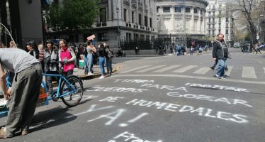 Manifestación por la Ley de Humedales: «Tiene que salir el proyecto consensuado por más de 200 organizaciones»