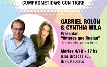 Gabriel Rolón y Cynthia Wila recorren su obra, de forma gratuita, en Tigre