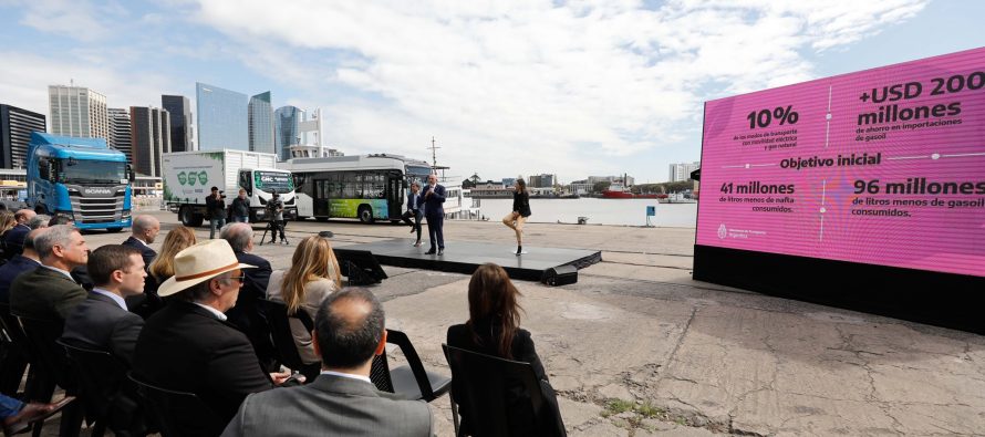 Lanzaron el Plan Nacional de Transporte Sostenible