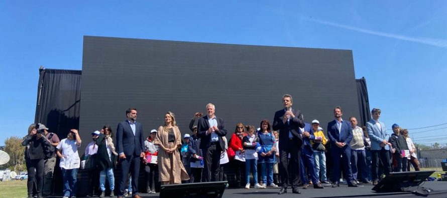 Sergio Massa en Benavídez: «En el mundo que viene la tecnología juega un papel fundamental»