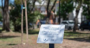 San Isidro: árboles en homenaje a las víctimas de homicidios y femicidios