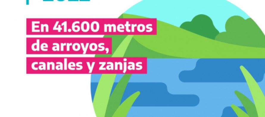 Durante el 2022 se extrajeron 3.120 metros cúbicos de residuos provenientes de cauces hidricos bonaerenses