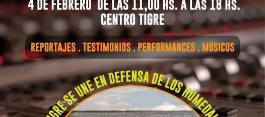 «Tigre se une en defensa de los humedales»: radio abierta isleña por el Día Mundial de los Humedales