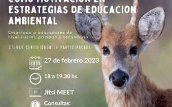 Capacitación para educadores: «El ciervo de los pantanos como motivación en estrategias de educación ambiental»