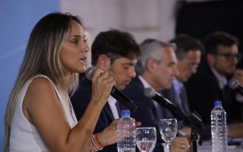 Malena Galmarini: «Hoy es un día de fiesta porque llegamos al 100% de cloacas en Morón»
