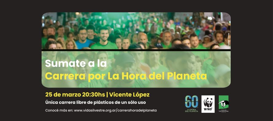 Carrera por la Hora del Planeta en Vicente López