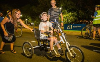 Se incorporaron triciclos adaptados en el Paseo de Bicicletas