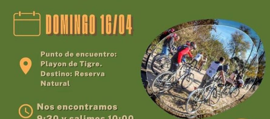 Bicicleteada familiar por el aniversario de la Reserva Natural de Tigre