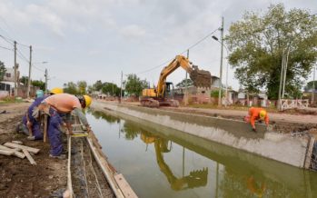 Avanzan los trabajos de saneamiento en Arroyo Las Tunas