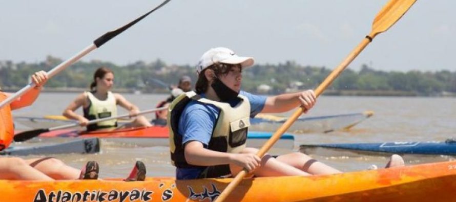 Travesía en kayak para festejar las fiestas patronales de San Isidro