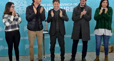 Kicillof presentó un Programa Ambiental y llamó a «dar respuesta» a la demanda de los jóvenes