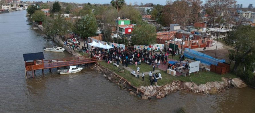Inauguraron el Muelle Vecinal de las Infancias y un nuevo espacio recreativo en el barrio Almirante Brown de Tigre