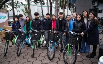 San Nicolás: entregaron bicis a estudiantes y recibió la certificación de Puerto Sustentable
