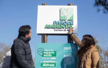Inauguraron un parque ambiental y un sistema de energías limpias para viviendas sociales