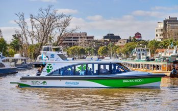 EcoLancha: la primera embarcación eléctrica de pasajeros del pais