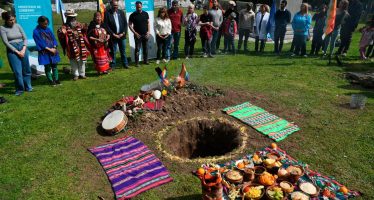 Con sahumos ancestrales y caracolas sagradas, celebraron la Pachamama en la Isla Martín García