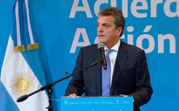 Sergio Massa: «Somos más los que creemos que los ríos, los pulmones y el corazón no tienen precio»