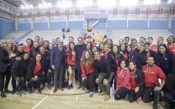 Tigre: Katopodis y Zamora inauguraron el Microestadio Polideportivo Güemes