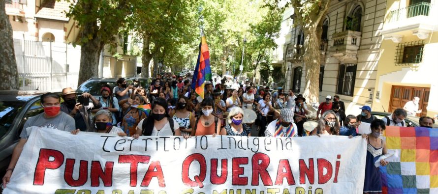 Punta Querandí: marcha y actividades por el 12 de octubre
