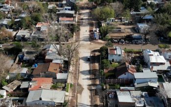 Avanza la etapa final de la obra de saneamiento integral del Arroyo Bedoya
