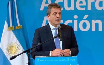 Massa: «Defendamos el derecho de las futuras generaciones a vivir en un ambiente sano»