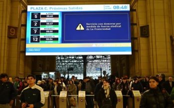 Los trenes circulan a 30 Km: demoras y cancelaciones