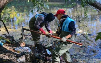 Trabajos de limpieza profunda del arroyo Escobar