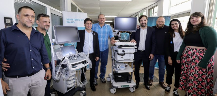 Kicillof entregó equipamiento para el hospital ‘Virgen del Carmen’ de Zárate
