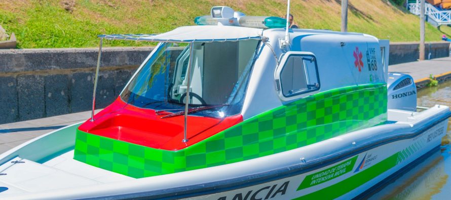 San Fernando: nueva lancha ambulancia para dar cobertura de salud en el Delta