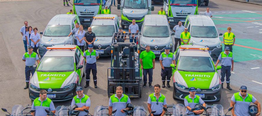 San Fernando sumó 20 nuevos móviles para servicios municipales